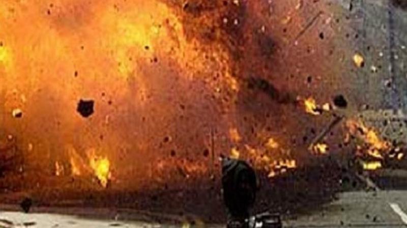 Two youth were killed on Sunday after a bomb exploded in a two-wheeler in Agras Nai Ki Mandi area. (Photo: ANI/representational)