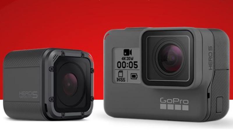 The Hero5 Black sports a 12MP sensor with the wide-angle lens, while the Hero5 Session features a 10MP sensor with the wide-angle lens.