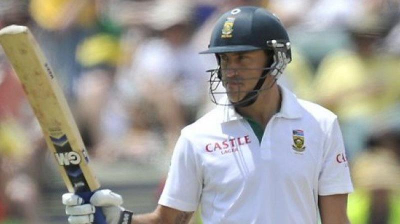Faf du Plessis has been charged under Article 2.2.9 of the ICC Code of Conduct, according to which du Plessis has  changed the condition of the ball . (Photo: AFP)