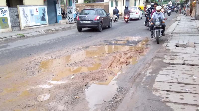 A traffic policeman told Deccan Chronicle, â€œThere were many requests from commuters to fill that pothole.