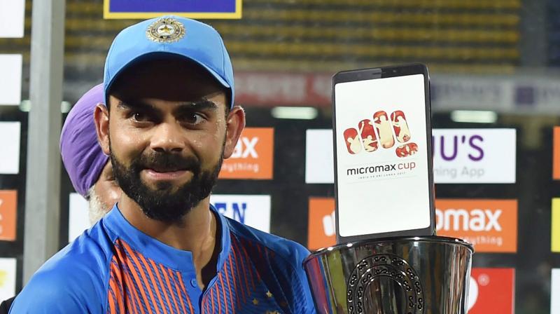 â€œ(It is) Very special, hasnt been done before (talking about the clean sweep). Credit to all the hard work the boys have put in,\ said Virat Kohli. (Photo: PTI)