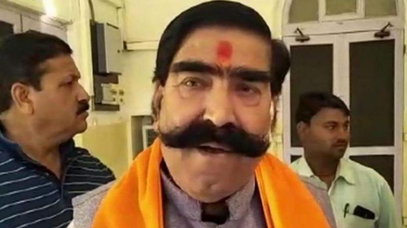 Often in the news for his contentious statements, the legislator from Ramgarh constituency of Alwar district blamed the Nehru-Gandhi family for all the social evils prevailing in the country. (Photo: ANI)