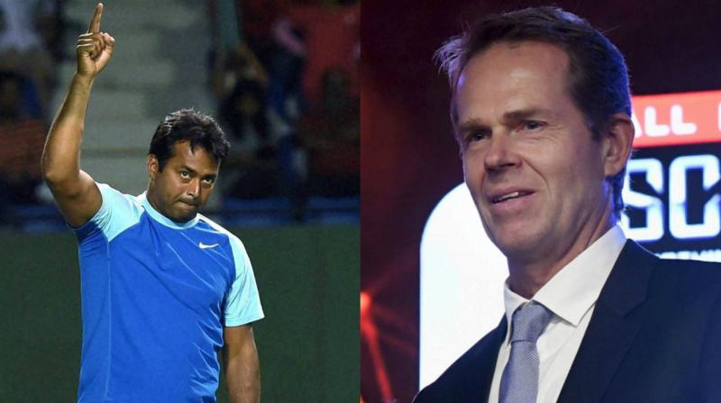 Leander Paes was playing doubles during my time and I finished about 20 years ago and what Leander has done is quite amazing. To be so competitive, so good and still being around, it is fascinating, said Stefan Edberg. (Photo: PTI)