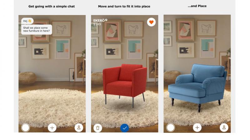 The app also lets user quickly browse Ikeas offerings and then check out how the items will look in the actual space of the room. Users can also reposition ad move the objects and view the scene from different angles.