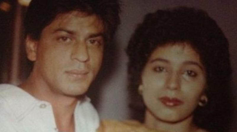 Shah Rukh Khan and Noor Jehan in their younger days.