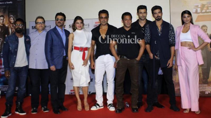 The cast and crew of Race 3.