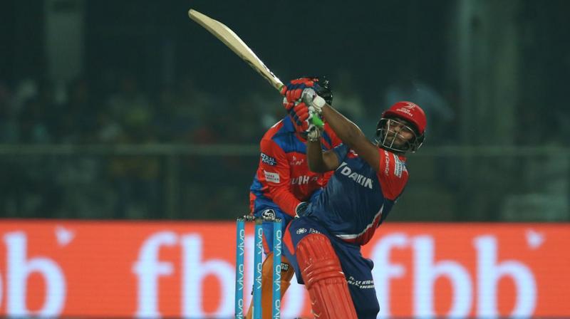 Rishabh Panr hammered 97 runs off 43 balls to power Delhi Daredevils to a seven-wicket win over Gujarat Lions. (Photo: BCCI)