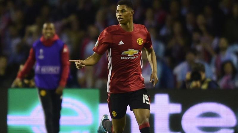 Marcus Rashfords 11th goal of the season was just reward for Uniteds superiority as they close in on not just the prestige of winning the Europa League for the first time, but also the prize of guaranteed Champions League football next season it would bring. (Photo: AFP)
