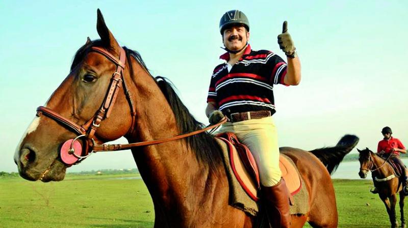 Anjani Kumar always takes out time from his busy schedule for horse riding