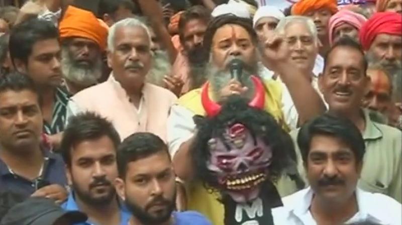 The BJP MLC said, he would continue to campaign for the cause until the government of India and the state government took a call to ban its sale. (Photo: ANI/Twitter)