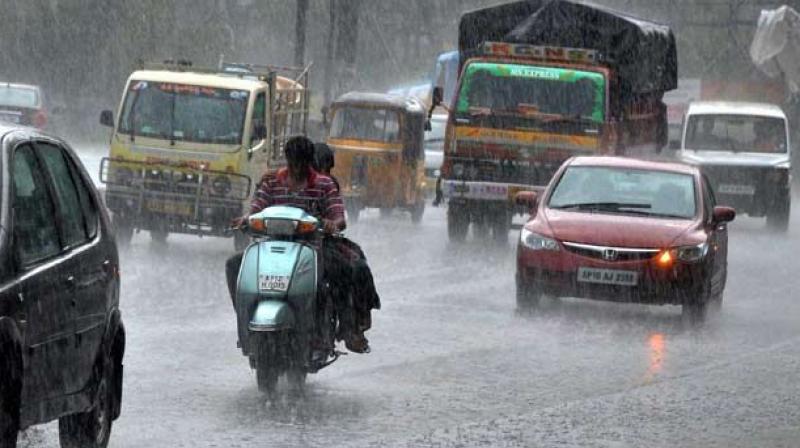 The Vizag city witnessed an increase in rainfall from 1991 to 2010, at the rate of 4.09 mm per year.