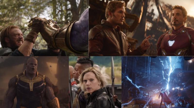 Scrrengrabs from Avengers: Infinity War trailer.