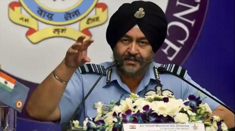 IAF is well equipped to take on threats which occur from across border, be it in realm of sub conventional or other domains, Danhoa said. (Photo: PTI)