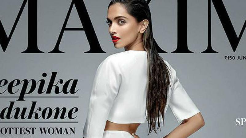 Deepika on the cover of Maxim