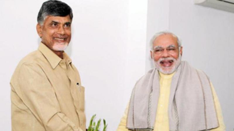 Prime Minister Narendra Modi and AP CM Chandrababu Naidu (Photo: File)