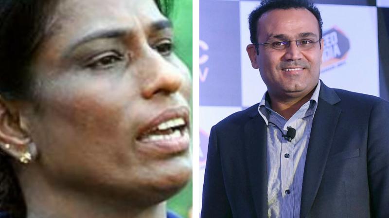PT Usha  and  Virender Sehwag to pick this years Khel Ratna and Arjuna awardees. (Photo: AP/File)