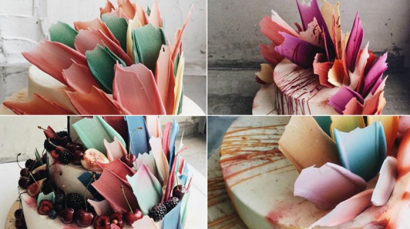 Instagrams new cake trend are the brushstroke kind from Russia