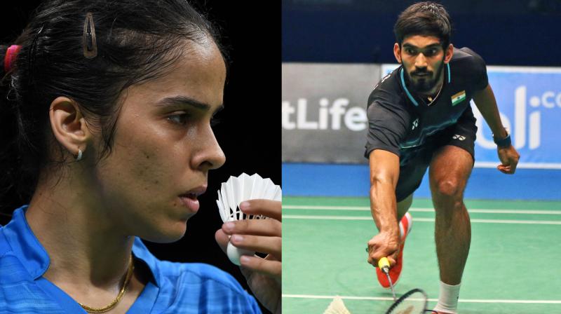 Saina Nehwal and Kidambi Srikanth stormed into the semifinals of the Denmark Open with hard-fought victories over Nozomi Okuhara and Sameer Verma respectively. (Photo: AFP / AP)