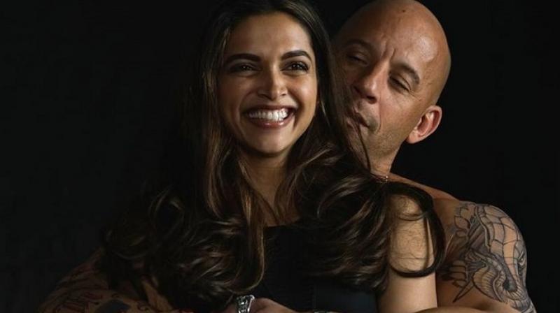 Deepika and Vin Diesel.