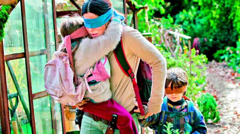 The post apocalyptic storyline found itself being turned into memes, which eventually led to the Bird Box Challenge, where people have been trying to  replicate real life situations with a blindfold on.