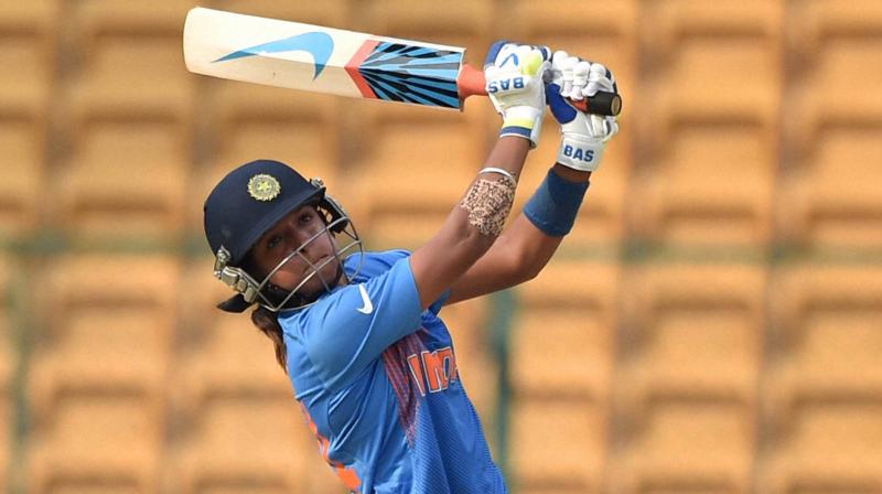 The hitting was incredible and the sixes unbelievably monstrous, making Harmanpreet Kaur the first Indian woman to record a century in the format and propelling her team to a 34-run win over New Zealand in the World T20 opener. (Photo: )