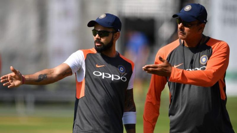 Shastri said that despite two classic Test match innings 97 and 103 in Nottingham, Kohli will start with a clean slate in the next game. (Photo: AFP)