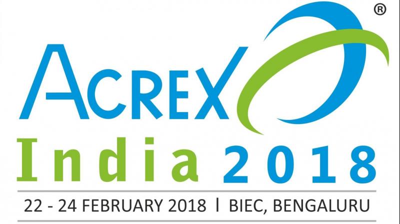 The 19th edition of ACREX India 2018, South Asias largest exhibition on Air Conditioning, Ventilation, Refrigerating and Building services, produced by N¼rnbergMesse India Pvt. Ltd. is scheduled to take place at Bangalore International Exhibition Centre (BIEC) in Bengaluru from February 22 - February 24. (Photo: exhibitionshowcase.com)