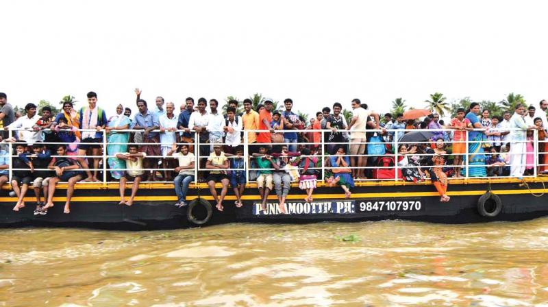 Operation Rehabilitation was one of the largest-ever endeavour the state has seen in making thousands of homes ready for stay. (In pic) Residents  being taken in boats to Kuttanad from the relief camps in Changanasserry.