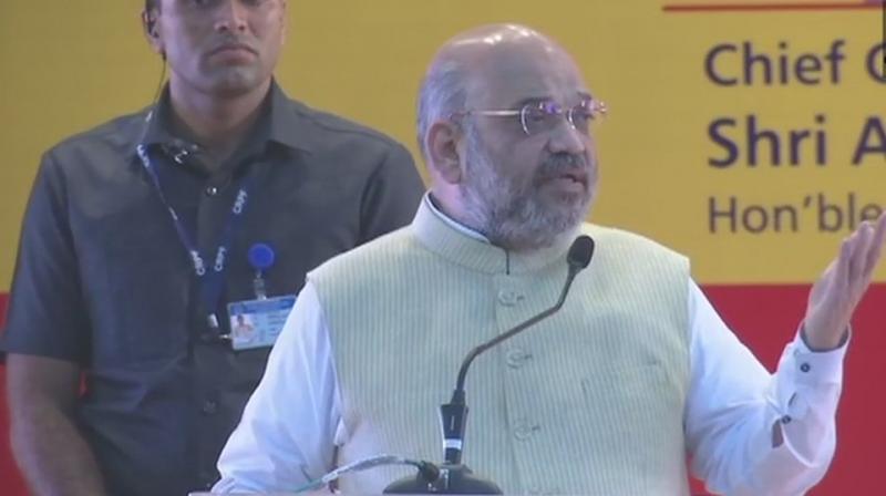Shah spoke about the two major terror strikes of the last five years and outlined the central governments response against them. (Photo: ANI)
