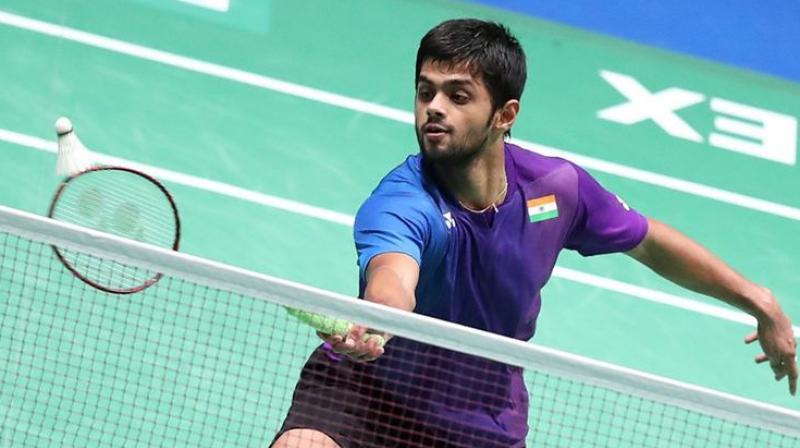 B Sai Praneeth was the lone Indian left in fray in the tournament after he entered the semifinals of the mens singles event on Friday. (Photo: PTI)