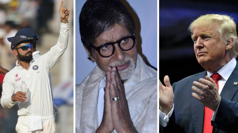 Amitabh Bachchan thanks Australian media for Virat Kohli-Donald Trump comparison