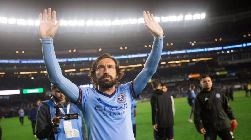 Andrea Pirlo suggested last month he would retire at the end of the season and leaves the game with two Champions League titles, six Serie A crowns,the 2006 World Cup he won with Italy. (Photo: Twitter/NYFC)