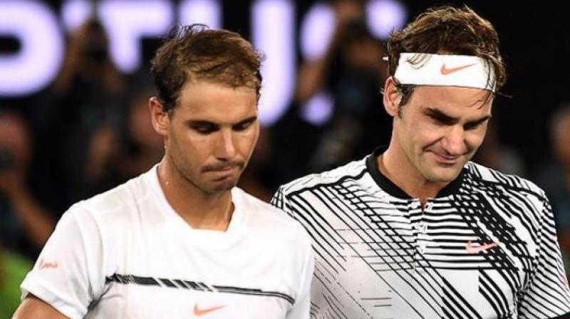 Nadal said although he welcomed the opportunity to finish the year with another high-profile clash against Federer, he was not fixated on the need to defeat the Swiss after four straight losses to his old rival in 2017. (Photo:AFP)