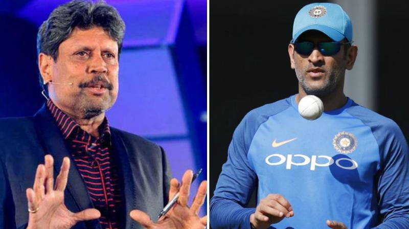 Kapil Dev came out in support of former Team India skipper MS Dhoni who is under pressure from critics for his lackluster performance. with bat. (Photo: PTI/AFP)