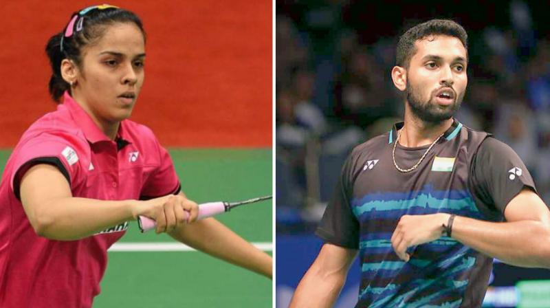 Saina Nehwal and HS Prannoy qualification chances for Dubai Super Series Final took a hit after going out early in China. (Photo:PTI)