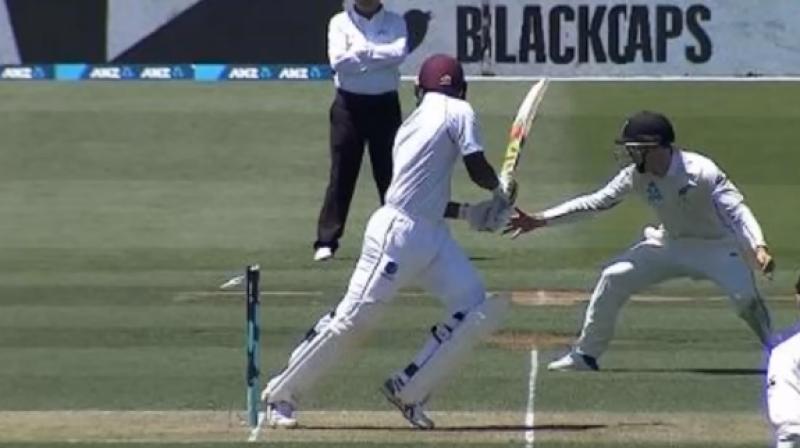 West Indies player Sunil Ambris gets out hit wicket for 0, creates unwanted record