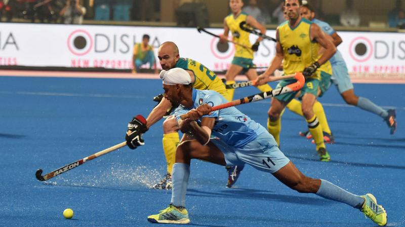 FIH Hockey World League: Mandeep Singh scores in Indias 1-1 draw against Australia