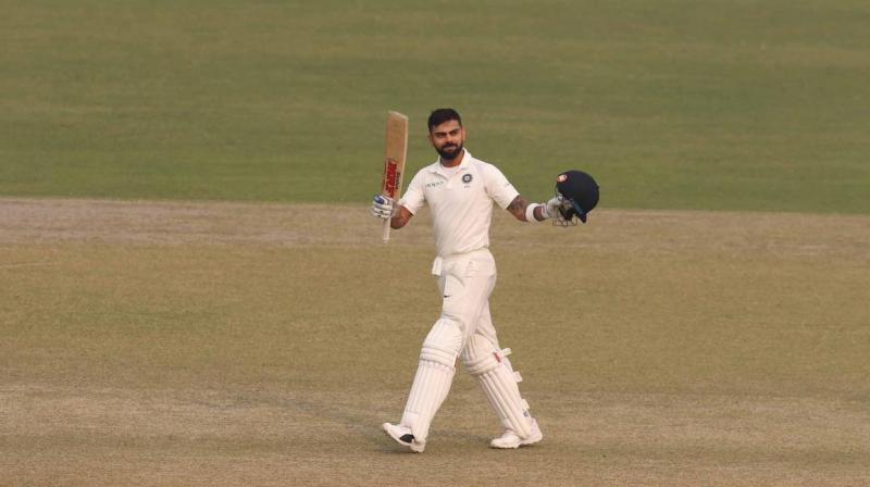Virat Kohli completed his 20th test century, his first in front of home crowd .(Photo: BCCI)