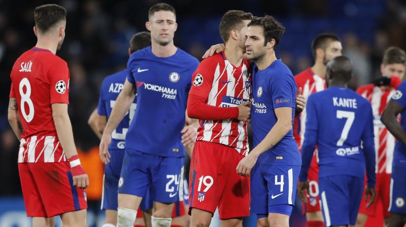 Chelsea  had to come from behind to draw 1-1 at Stanford Bridge against Atletico Madrid. (Photo:AP)