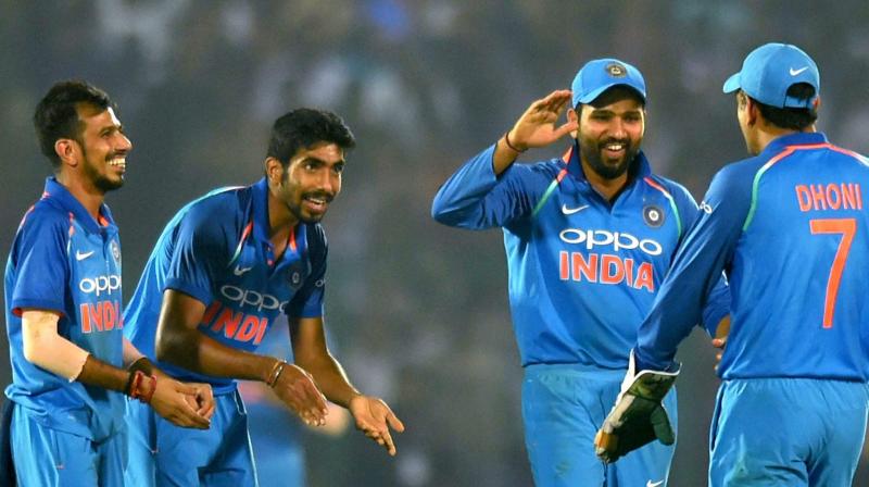 Bumrah is considered as one of the most revered death bowlers in the world currently and Rohit Sharma feels it is his ability to come up with new strategies in difficult situation that makes him so successful. (Photo:PTI)