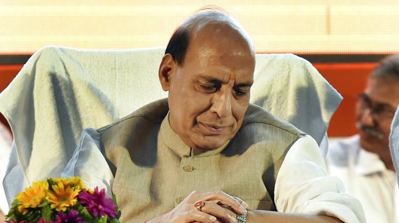 I told BSF not to fire first since theyre our neighbours, but also told them not to count their bullets if fired upon), Rajnath Singh added. (Photo: File | PTI)