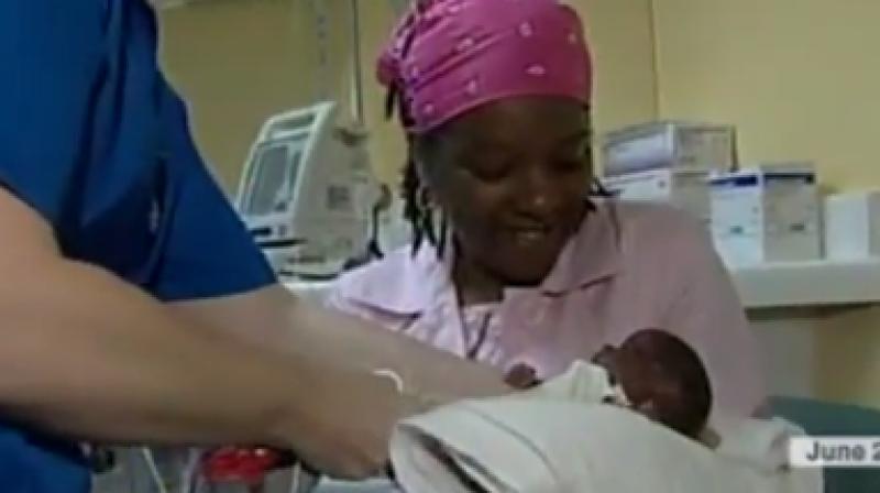 Aaliyah Hart was born three months prematurely and given a 1% chance of survival. (Photo: Youtube)