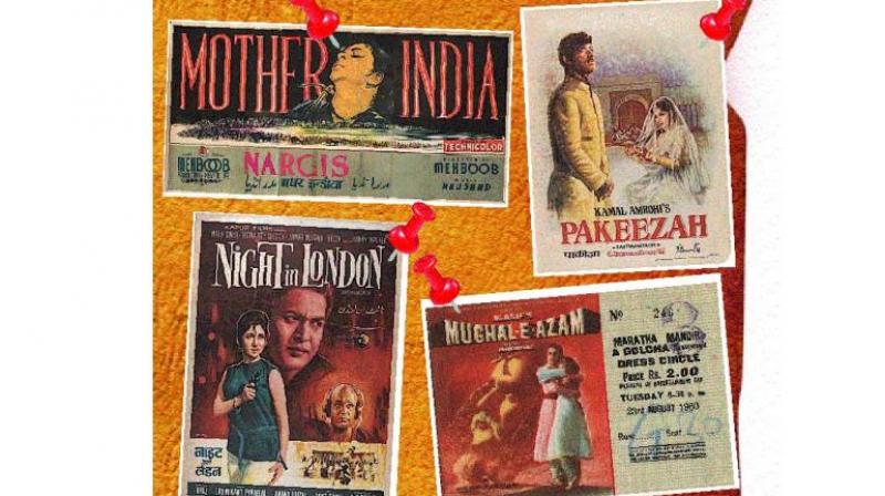 An auction of vintage Bollywood publicity material and memorabilia was held by the Osians Auction House.