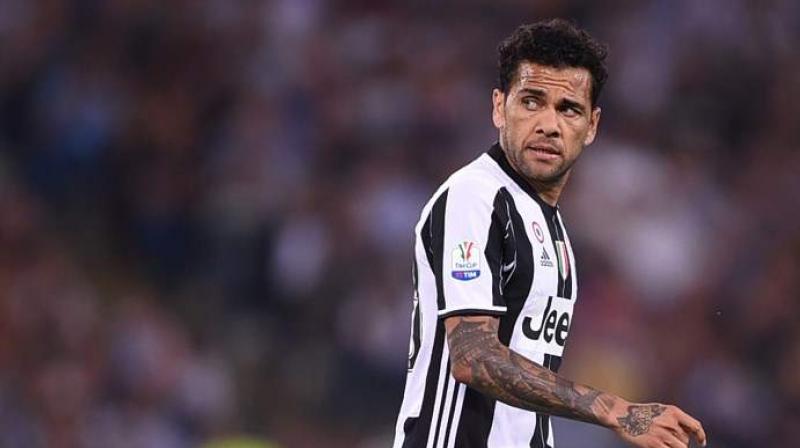 Dani Alves joined Juventus on a two-year contract from Barcelona last June and made 33 appearances. (Photo: AFP)
