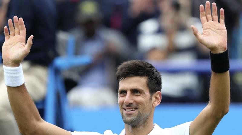 Novak Djokovic claimed his fifth victory without a defeat against Vase