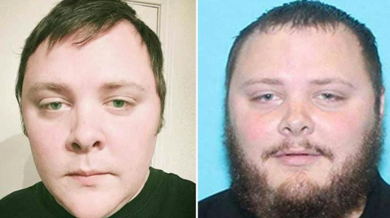 These two images widely distributed on social networks on November 6, 2017, allegedly show 26-year-old Devin Kelley who walked into the church in Sutherland Springs with an assault rifle and killed 26 people. (Photo: AFP)