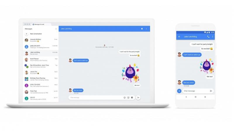 Android Messages Web Client (Photo: Google via TheVerge)