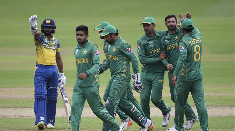 While Sarfraz Ahmed was fined 20 per cent of his match fees, the other Pakistani players were fined 10 per cent of their match fees for the slow over-rate against Sri Lanka. (Photo: AP)