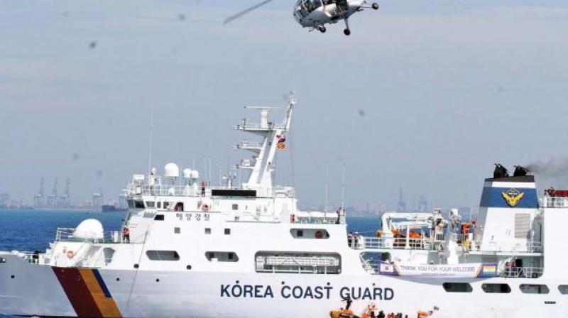 Initial machine gun bursts were fired into the air, but the crew were later ordered to fire on the bows of the Chinese boats that were sailing directly at the coastguard vessels. (Photo: Representational Image/AP)