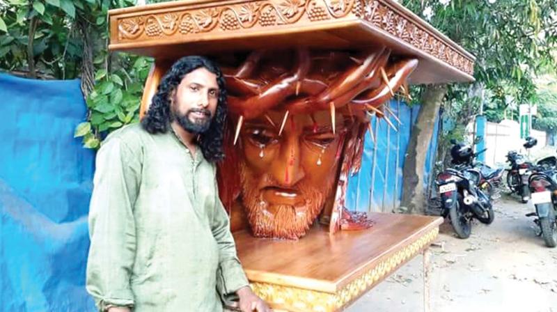 One who sees Ramu Madavanas sculptures will understand in the very first instance that he is immensely talented and has the ability to fine-tune his imaginations in a way that makes his creations look real.